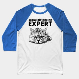 Social distancing expert Baseball T-Shirt